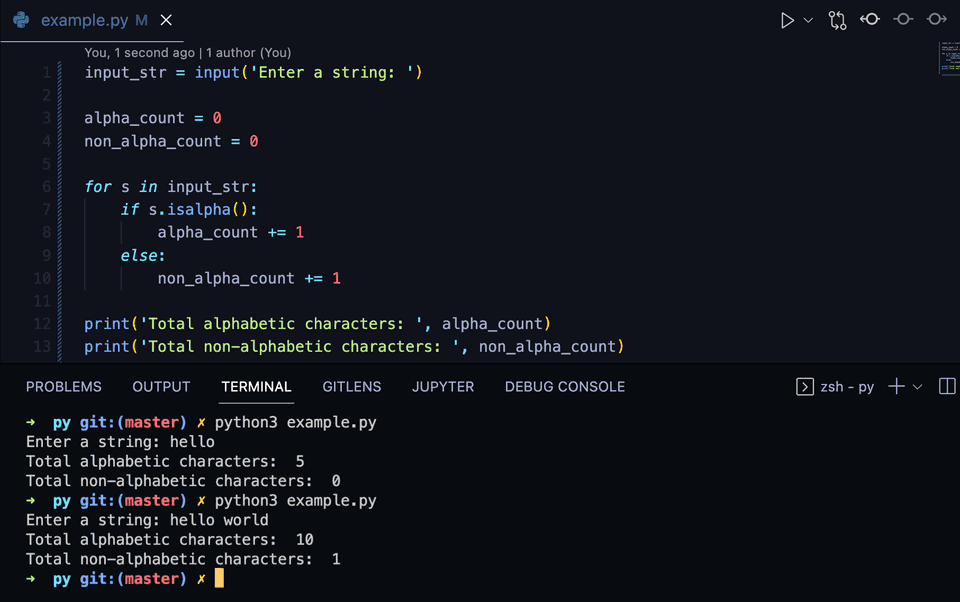 Python string isalpha method explanation with example - CodeVsColor