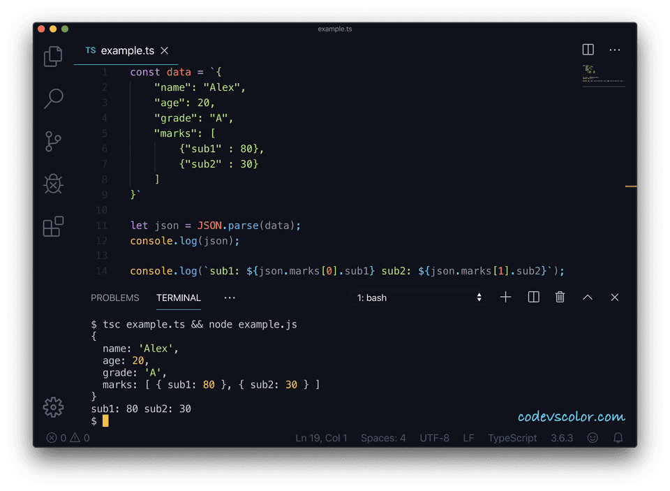 how-to-parse-json-in-typescript-codevscolor