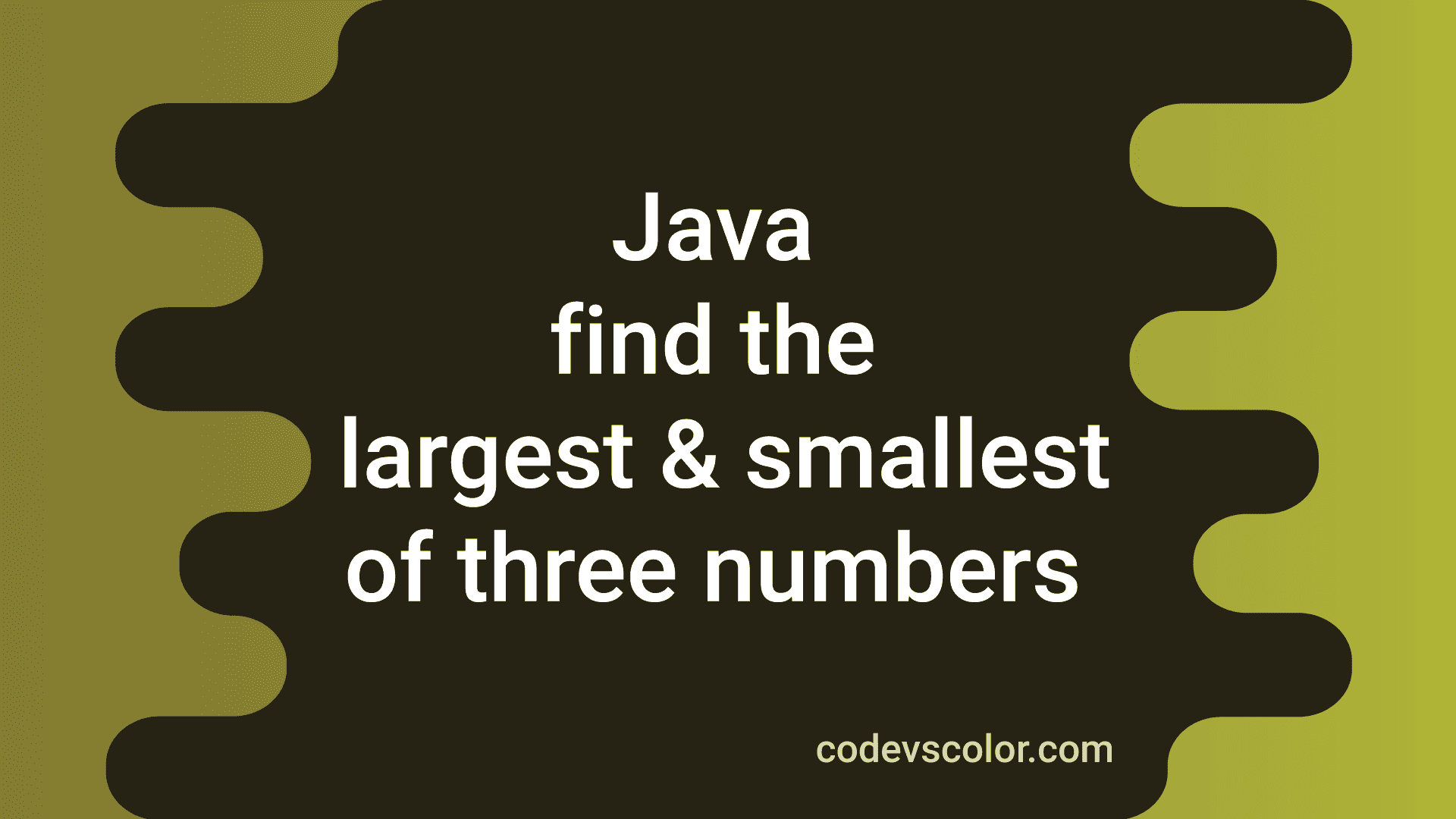 Optimizing Your Python Solution for Advent of Code 2024 Day 17 Finding the Smallest A - Java program to find the largest and smallest of three numbers