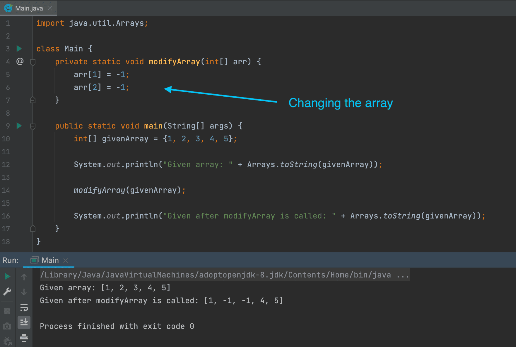 How To Pass An Array To Function In Java CodeVsColor