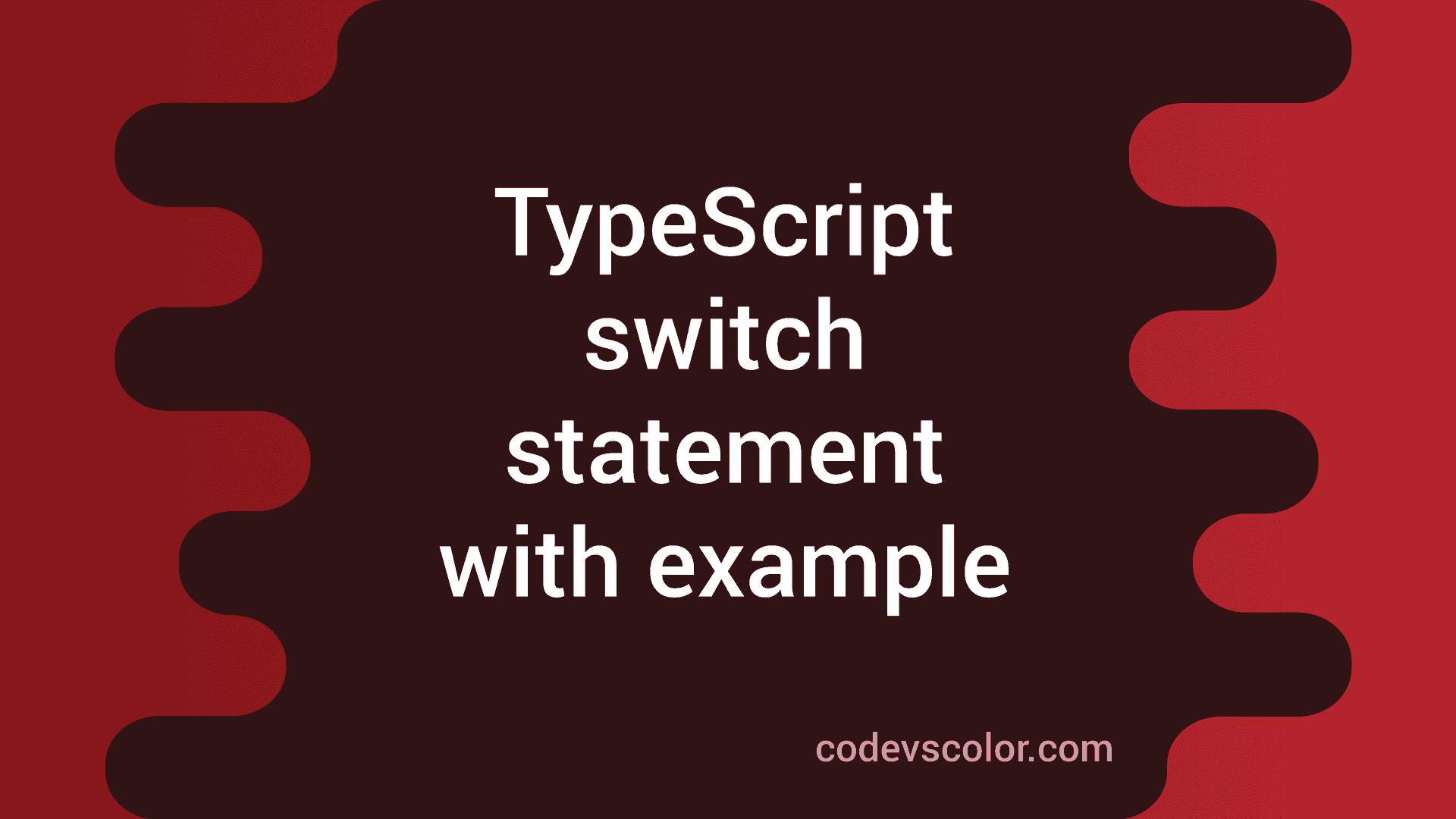 typescript switch variable assignment