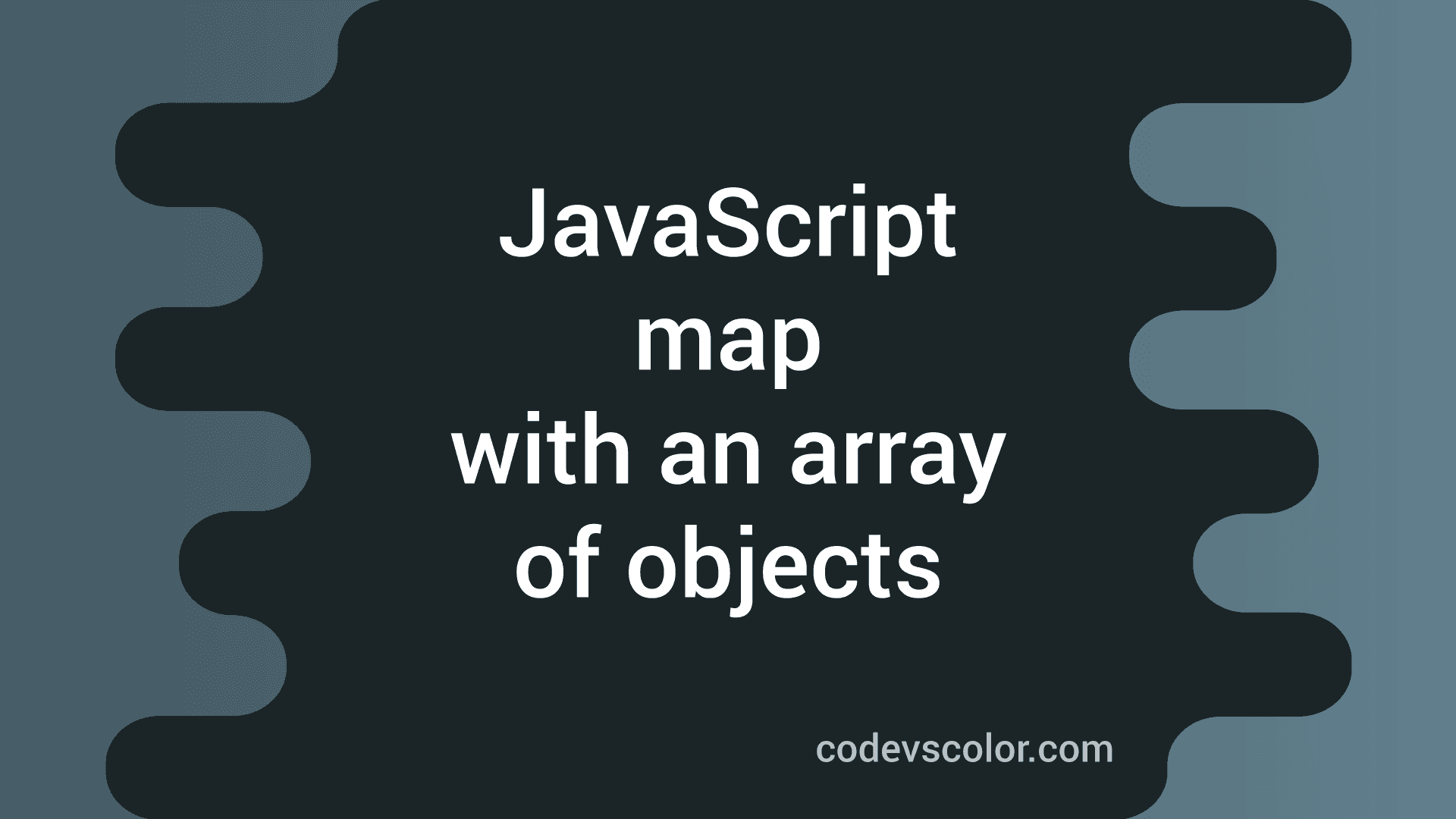 javascript map array of objects to object